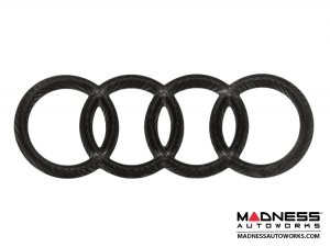 Audi Grille Emblem - Carbon Fiber - 10.75" (274mm) 